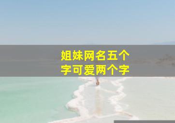 姐妹网名五个字可爱两个字