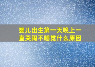 婴儿出生第一天晚上一直哭闹不睡觉什么原因