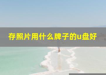 存照片用什么牌子的u盘好