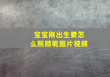 宝宝刚出生要怎么照顾呢图片视频