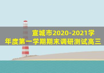 宣城市2020-2021学年度第一学期期末调研测试高三