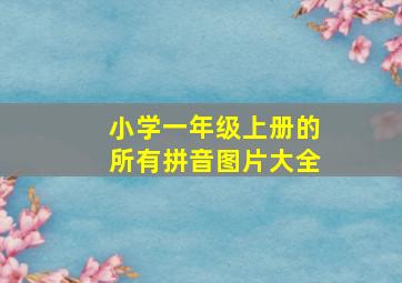 小学一年级上册的所有拼音图片大全