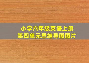 小学六年级英语上册第四单元思维导图图片