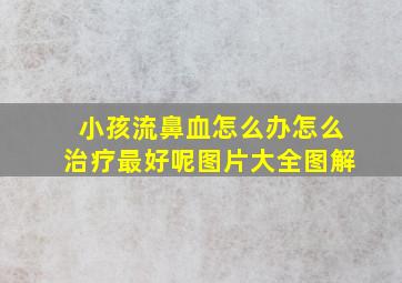 小孩流鼻血怎么办怎么治疗最好呢图片大全图解