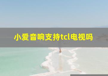 小爱音响支持tcl电视吗