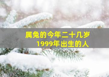 属兔的今年二十几岁1999年出生的人