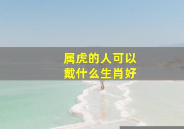 属虎的人可以戴什么生肖好