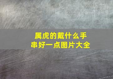 属虎的戴什么手串好一点图片大全