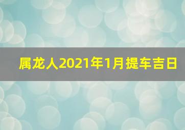 属龙人2021年1月提车吉日