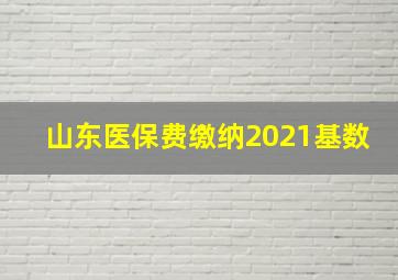 山东医保费缴纳2021基数