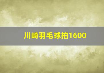 川崎羽毛球拍1600