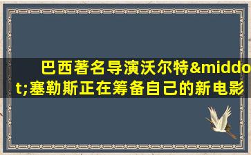 巴西著名导演沃尔特·塞勒斯正在筹备自己的新电影