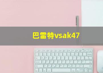 巴雷特vsak47