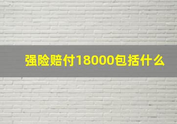 强险赔付18000包括什么