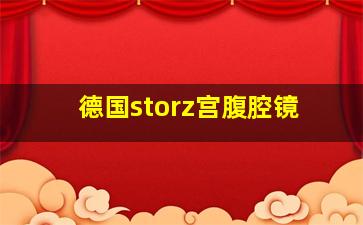 德国storz宫腹腔镜