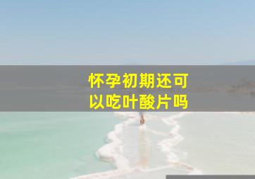 怀孕初期还可以吃叶酸片吗