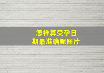 怎样算受孕日期最准确呢图片