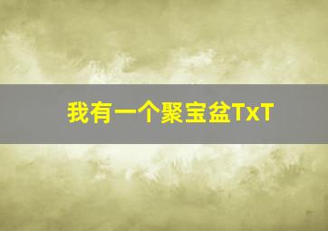 我有一个聚宝盆TxT