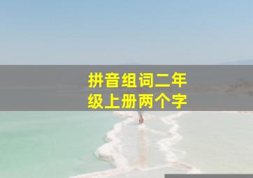 拼音组词二年级上册两个字