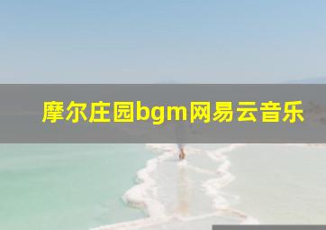 摩尔庄园bgm网易云音乐