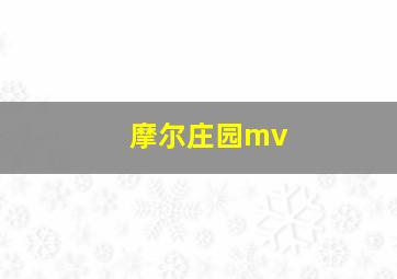 摩尔庄园mv