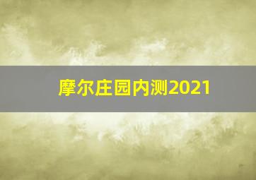 摩尔庄园内测2021