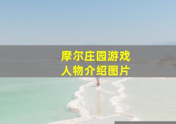 摩尔庄园游戏人物介绍图片