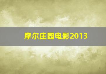 摩尔庄园电影2013