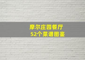 摩尔庄园餐厅52个菜谱图鉴