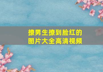 撩男生撩到脸红的图片大全高清视频