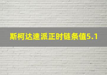 斯柯达速派正时链条值5.1