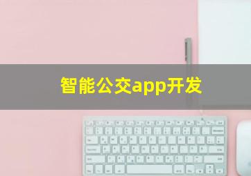 智能公交app开发