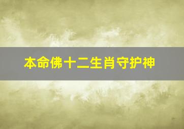 本命佛十二生肖守护神