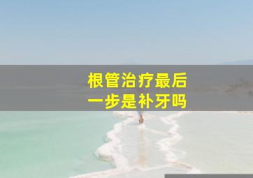 根管治疗最后一步是补牙吗