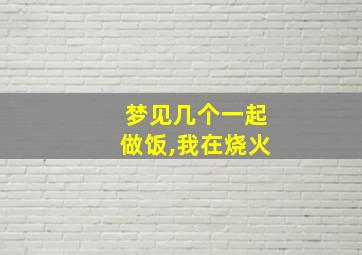 梦见几个一起做饭,我在烧火