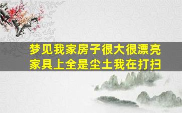 梦见我家房子很大很漂亮家具上全是尘土我在打扫