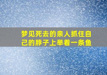 梦见死去的亲人抓住自己的脖子上举着一条鱼