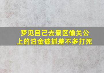 梦见自己去景区偷关公上的泊金被抓差不多打死