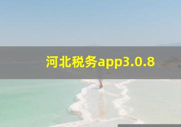 河北税务app3.0.8