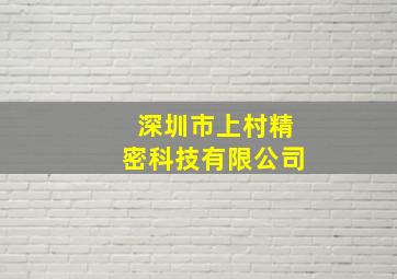 深圳市上村精密科技有限公司