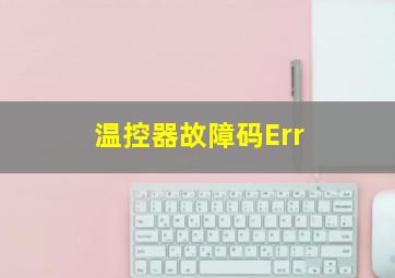 温控器故障码Err