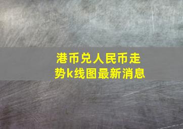 港币兑人民币走势k线图最新消息