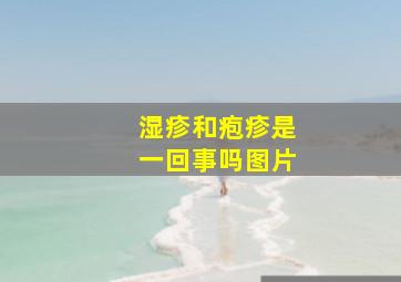 湿疹和疱疹是一回事吗图片