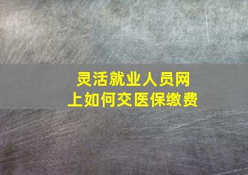 灵活就业人员网上如何交医保缴费