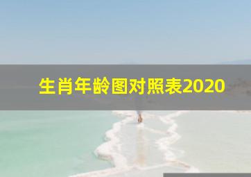 生肖年龄图对照表2020