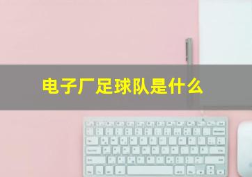 电子厂足球队是什么