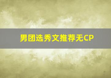 男团选秀文推荐无CP