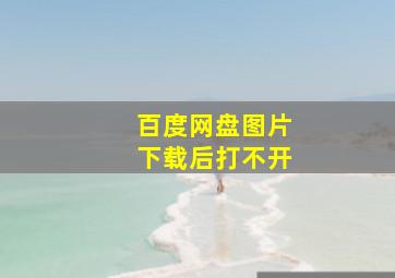 百度网盘图片下载后打不开