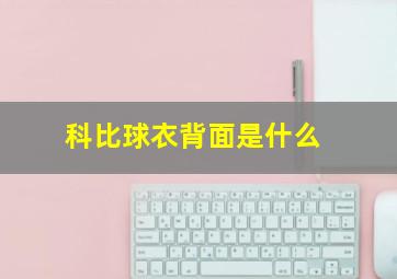 科比球衣背面是什么