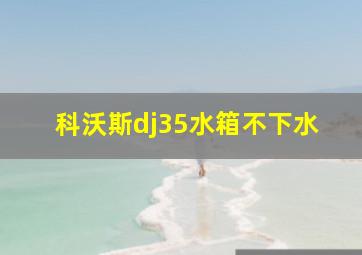 科沃斯dj35水箱不下水